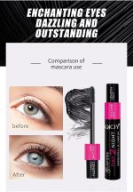 ⁦AXIYIBZI Black Mascara & Eyeliner Set - Waterproof Smudge-Proof Combo for Voluminous Lashes + Sharp Wings | 24H All-Day Wear, Clump-Free, Easy Application⁩ - الصورة ⁦4⁩