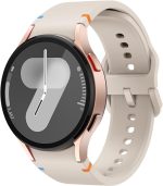 Silicone Strap Compatible With Samsung Galaxy Watch 7/6/5/4/FE 40mm 44mm, Quick Release No Gap Watch Band for Galaxy Watch 6 Classic/4 Classic 43mm 47mm 42mm 46mm Sport Wristbands
