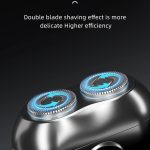 ⁦NALACAL Mini Electric Shaver, Wet Dry Portable Electric Shavers for Men Women, Electroplated Body and Magnetic Shaver Head, Waterproof,Travel Size Toiletries for Travel Car Home, Ideal Gift for Men⁩ - الصورة ⁦8⁩