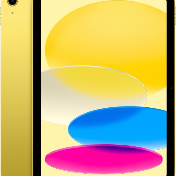 Apple iPad 11-inch: A16 chip, 11-inch Model, Liquid Retina Display, 128GB, Wi-Fi 6, 12MP Front/12MP Back Camera, Touch ID, All-Day Battery Life — Yellow