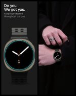 ⁦Spigen GLAStR EZ Fit [2 PACK] for Samsung Galaxy Watch 8 (44mm) Tempered Glass Screen Protector with Auto Align install kit - [2-Pack]⁩ - الصورة ⁦7⁩