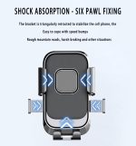 ⁦Azonee Motorcycle Phone Holder, Bicycle Phone Holder, Outdoor Riding Motorcycle Bicycle Mobile Phone Navigation Mount, Compatible with iPhone Samsung Google and All 4.5''-7.1'' Phones⁩ - الصورة ⁦2⁩