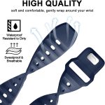 ⁦(3 Pack) T Tersely Samsung Galaxy Ultra 47mm(2024),Watch Bands for Galaxy Watch Ultra Bands 47mm for Men Women,Soft Silicone Wristbands Waterproof Replacement Strap⁩ - الصورة ⁦3⁩