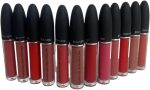 12 Piece Intense Color Matte Lipstick Set Up To 24 Hours - Multi Color