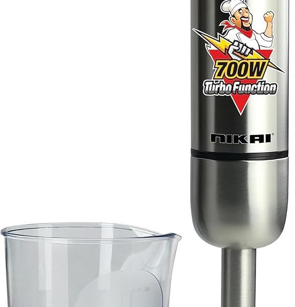Nikai Hand Blender 700W Stainless Steel Blending Stick Detachable Rod |NH8881X | Two Years Warranty