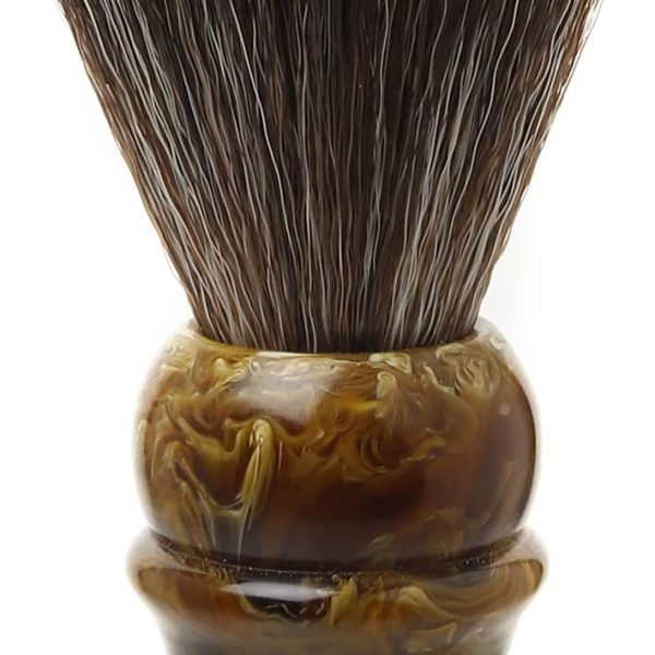 RUBAB MEN Premium Shaving Brush for Men | Cruelty-Free Imitation Badger Bristles for a Luxurious Wet Shaving Experience | Thick Dense Knot & Handcrafted Ergonomic Handle for Delightful Shaving