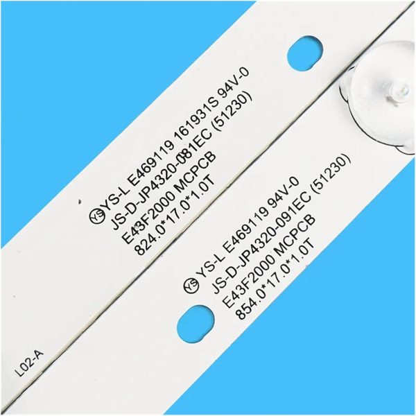 XSGZFC New 3PCS/lot For 43" LCD TV JS-D-JP4320-091EC D43-F2000/081EC E43F2000 MS-L1111-R/L D-43SF6015BT 43L35 AKTV432