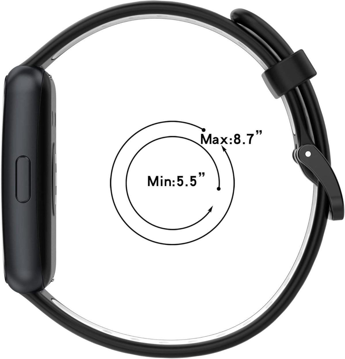 ⁦Fitme sport Silicone Band Huawei Band 7⁩ - الصورة ⁦6⁩