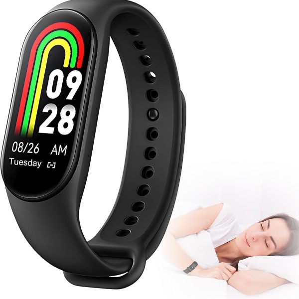 YelaJoy Fitness Activity Tracker, Durable Muti-Functional Health Monitor with Blood Pressure & Blood Oxygen Tracking, IP67 Waterproof Sport Watch, for Adults, Kids Sports, Calories Measuring (Black)