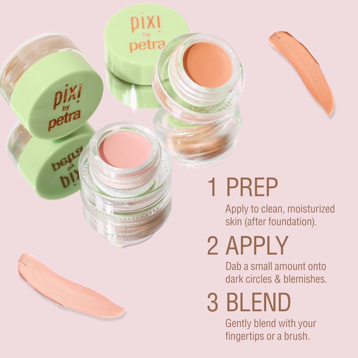 ⁦Pixi Beauty Correction Concentrate Concealer 6 g, Brightening Peach⁩ - الصورة ⁦4⁩