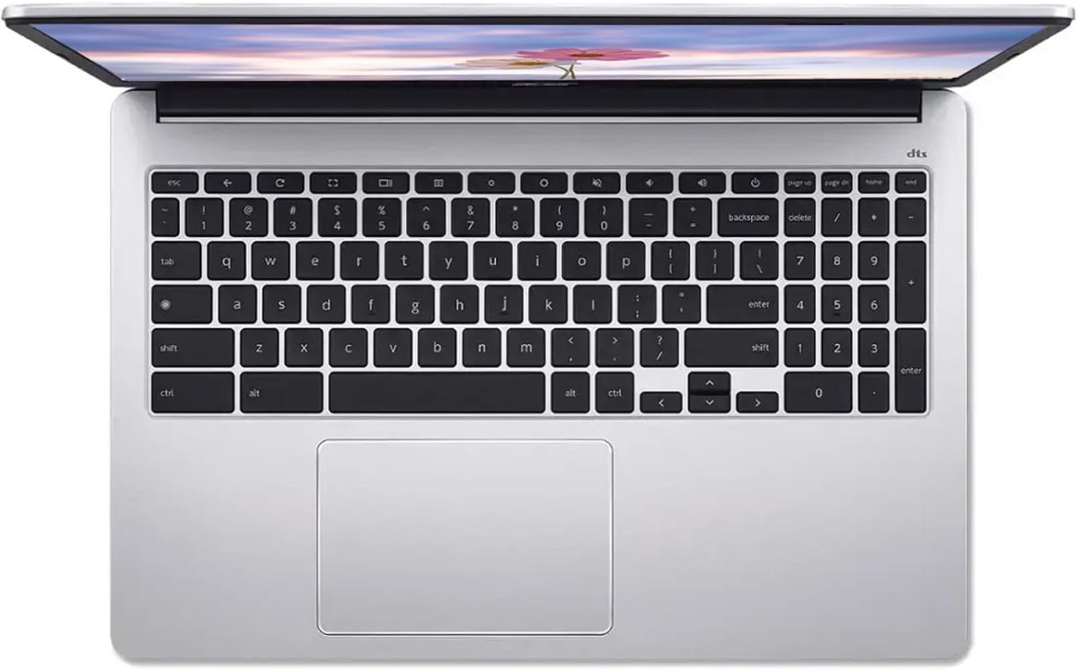 ⁦acer Chromebook 315 15.6" HD Laptop for Home & Students, Intel Pentium N6000, 4GB RAM 384GB Storage(128GB eMMC+256GB SD Card), Wi-Fi 6, Numeric Keypad, 2 x Display Port, Type-C, Chrome OS, w/Battery⁩ - الصورة ⁦4⁩