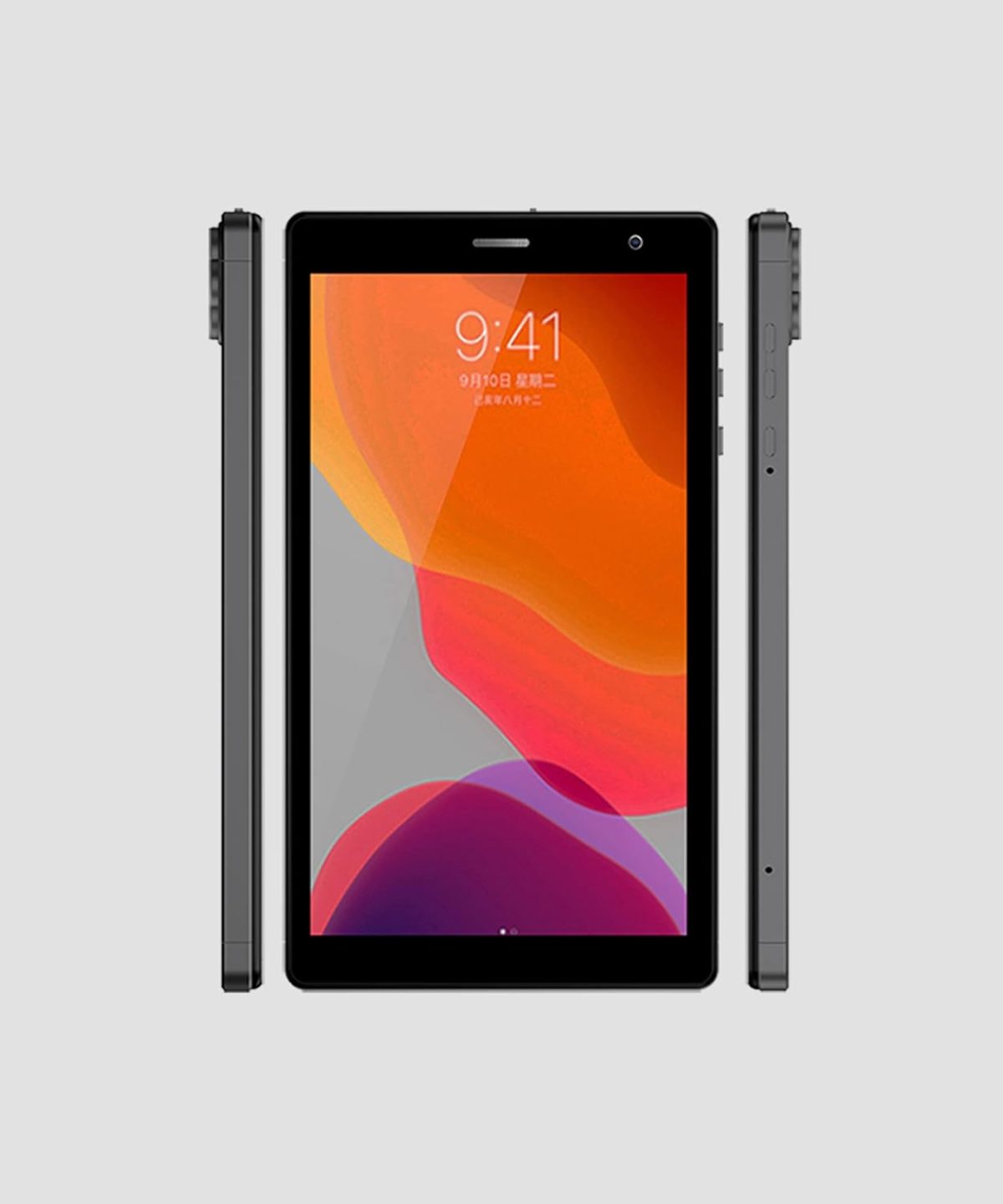 ⁦C Idea 7"Inch Smart Tablet CM513 Pro - 5G Android Tab With 128GB Rom+4GB Ram,Quad-Core,Wifi - 5G/LTE Kids Tablet Pc With Smart Cover (Silver)⁩ - الصورة ⁦2⁩
