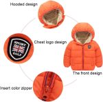 ⁦Naiyafly Girl's Boys Girls Winter Coat Winter Coat⁩ - الصورة ⁦3⁩
