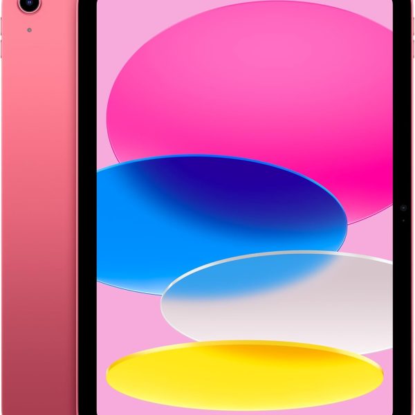 Apple iPad 11-inch: A16 chip, 11-inch Model, Liquid Retina Display, 128GB, Wi-Fi 6, 12MP Front/12MP Back Camera, Touch ID, All-Day Battery Life — Pink