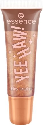essence YEE HAW! shiny lip gloss, no. 01, orange, immediate result, shiny, shiny, vegan, paraben-free, no microplastic particles, nanoparticles free, 10 ml