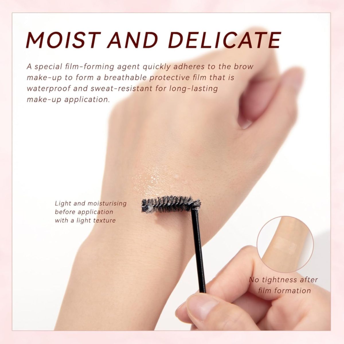 ⁦Azonee Eyebrow Gel Clear Eyebrow Shaping Wax Brow Gel Brow Styling Wax Soap Brows Waterproof Long-lasting Eyebrows Styling Wax for Holding Brows In Place and Brow Lamination Effect for Women Girl⁩ - الصورة ⁦4⁩