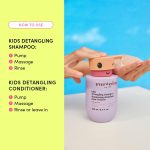 ⁦Evereden Kids Haircare Set: Hair Detangling Shampoo & Conditioner for Children Ages 3+, Plant Protein Peptides & Argan Oil, Vegan, Free from Sulfate, Paraben, Phthalate & Petrolatum⁩ - الصورة ⁦3⁩