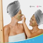⁦Nnewvante Microfiber Hair Towel for Curly Hair Turbans for Wet Hair Drying Towels Fast Dry Hair Towel Wrap for Women 26 Inch10 Inch⁩ - الصورة ⁦4⁩