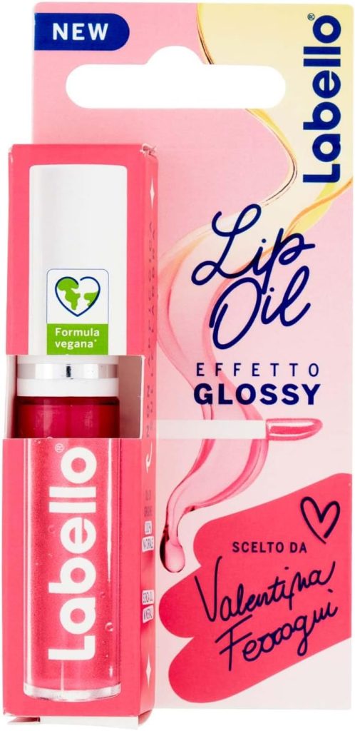 Labello Lip Oil Glossy Lip Effect 5.5 g, Pink Rock, 5.5 ml