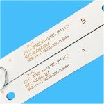 ⁦XSGZFC New 8PCS/lot A+B=988mm 10LEDs For B.B/K 50" LCD TV JS-D-JP50DM-101EC(81112) 72-50D04-024 94V-0 E125436JF-AL 50LEM-1043 V500DJ6-QE1⁩ - الصورة ⁦2⁩