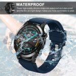 ⁦XMUXI 3 Pack 22mm Watch Strap Compatible with Huawei Watch GT 5 46mm/GT4 Pro/GT 3 Pro/Huawei Watch 4 Pro,Amazfit GTR Soft Silicone Quick Release Replacement Sport Bands⁩ - الصورة ⁦6⁩