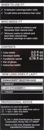 ⁦Schwarzkopf Glossify Customizable Color Gloss, Ash Brown⁩ - الصورة ⁦8⁩