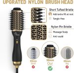 ⁦iMESA 4-IN-1 Multi-functional Hot Air Brush,1000W Hair Dryer Brush, Hair Dryer,Hair Styler Comb, 3 Speeds Temp, Hot Air Styler Black⁩ - الصورة ⁦4⁩