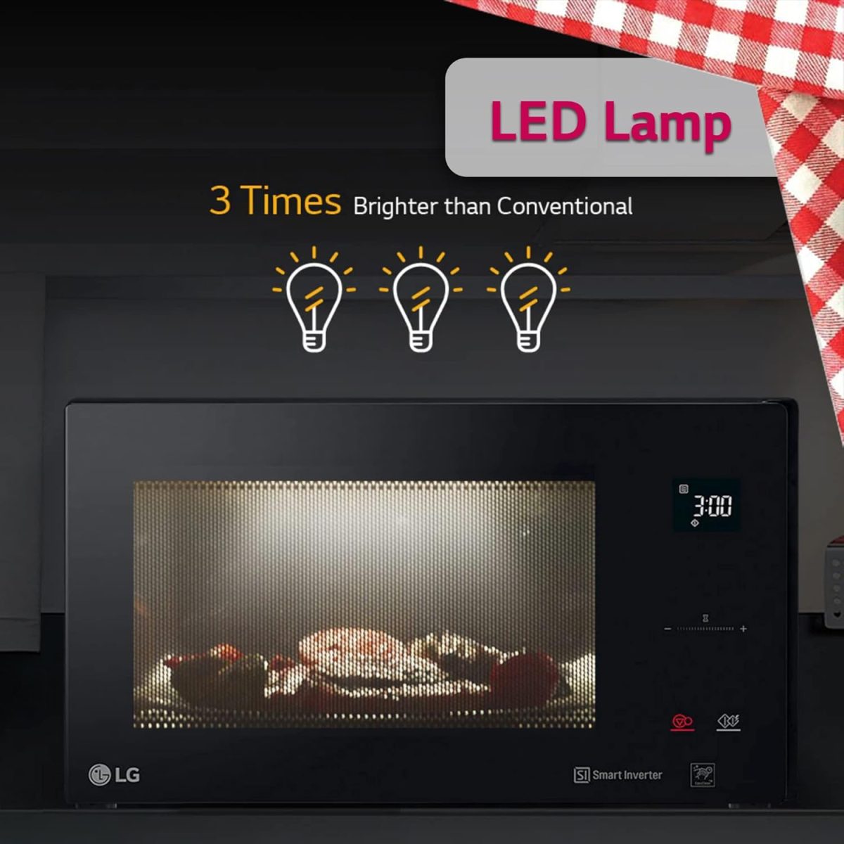 ⁦LG 42 Liter Solo Microwave Oven with Digital Control | Model No MS4295DIS with 2 Years Warranty⁩ - الصورة ⁦8⁩
