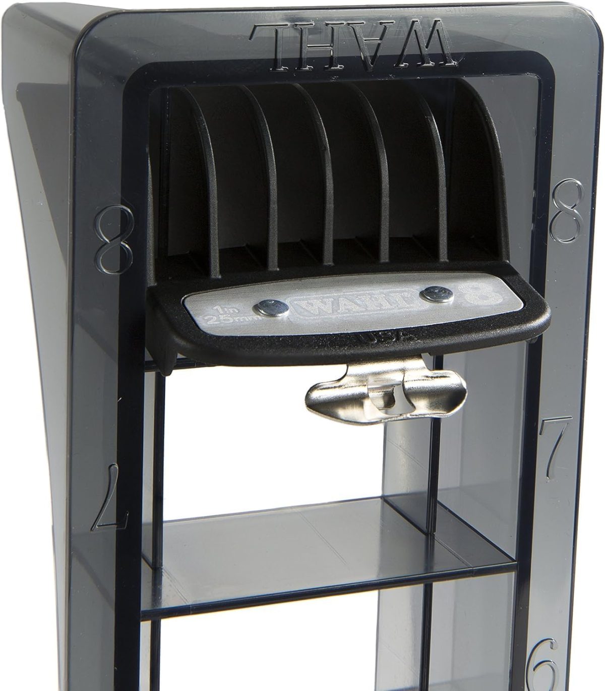 ⁦Wahl Professional Premium Cutting Guides, #1-#8, with Organizer, Secure Fit, Durable Metal Clips⁩ - الصورة ⁦7⁩