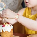 ⁦Joyzzz Girls Watch, Quartz Girls Watches for Kids, Cute Waterproof Watches with Cartoon Cat Pattern, Girls Watches for Gift, Simple Movement Casual Leather Band Watches for Ladies Fashion Watches⁩ - الصورة ⁦7⁩