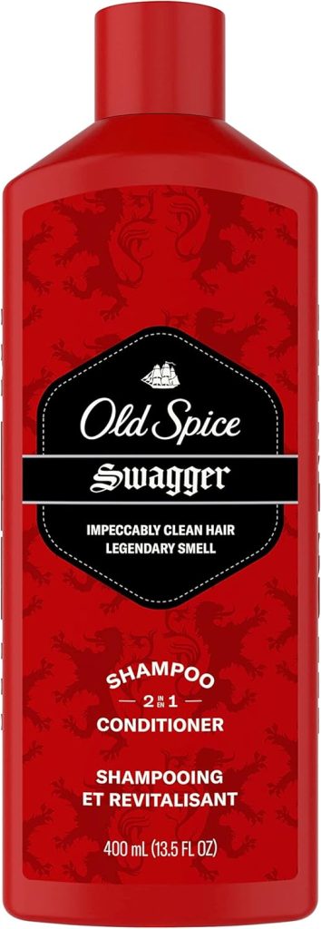 Old Spice Swagger 2in1 Shampoo & Conditioner for Men, 13.5 Fl Oz, 5.449 Fl Oz