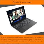 ⁦Lenovo V15 G4 Laptop, AMD Ryzen 5 7520U, 16GB DDR4 RAM, 2TB PCIe SSD, 15.6" FHD, AMD Radeon 610M, QWERTZ Keyboard, Windows 11 Pro, Office 2021, Black⁩ - الصورة ⁦6⁩