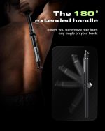 ⁦NALACAL Back Shavers for Men Long Handle, Electric Shavers with Detachable and Extendable, 5-in-1 Mens Back Shaver with Travel Lock, Self-Service Body Hair Trimmer for Wet or Dry Shaving⁩ - الصورة ⁦7⁩