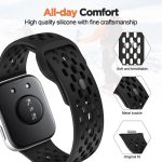 ⁦XMUXI Compatible with Huawei Watch Fit 4 Pro Band Silicone Replacement Bands Quick Release Sport Straps for Huawei Watch Fit 3 Strap⁩ - الصورة ⁦3⁩