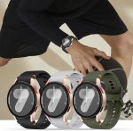⁦Silicone Strap Compatible With Samsung Galaxy Watch 7/6/5/4/FE 40mm 44mm, Quick Release No Gap Watch Band for Galaxy Watch 6 Classic/4 Classic 43mm 47mm 42mm 46mm Sport Wristbands⁩ - الصورة ⁦7⁩