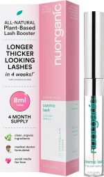 Cosmic Lash Serum Without Prostaglandins | Eyelash Growth Serum for Thicker, Longer, More Defined Lashes | 4-Month Supply XL Size | Made in USA | cGMPA Certified Lab