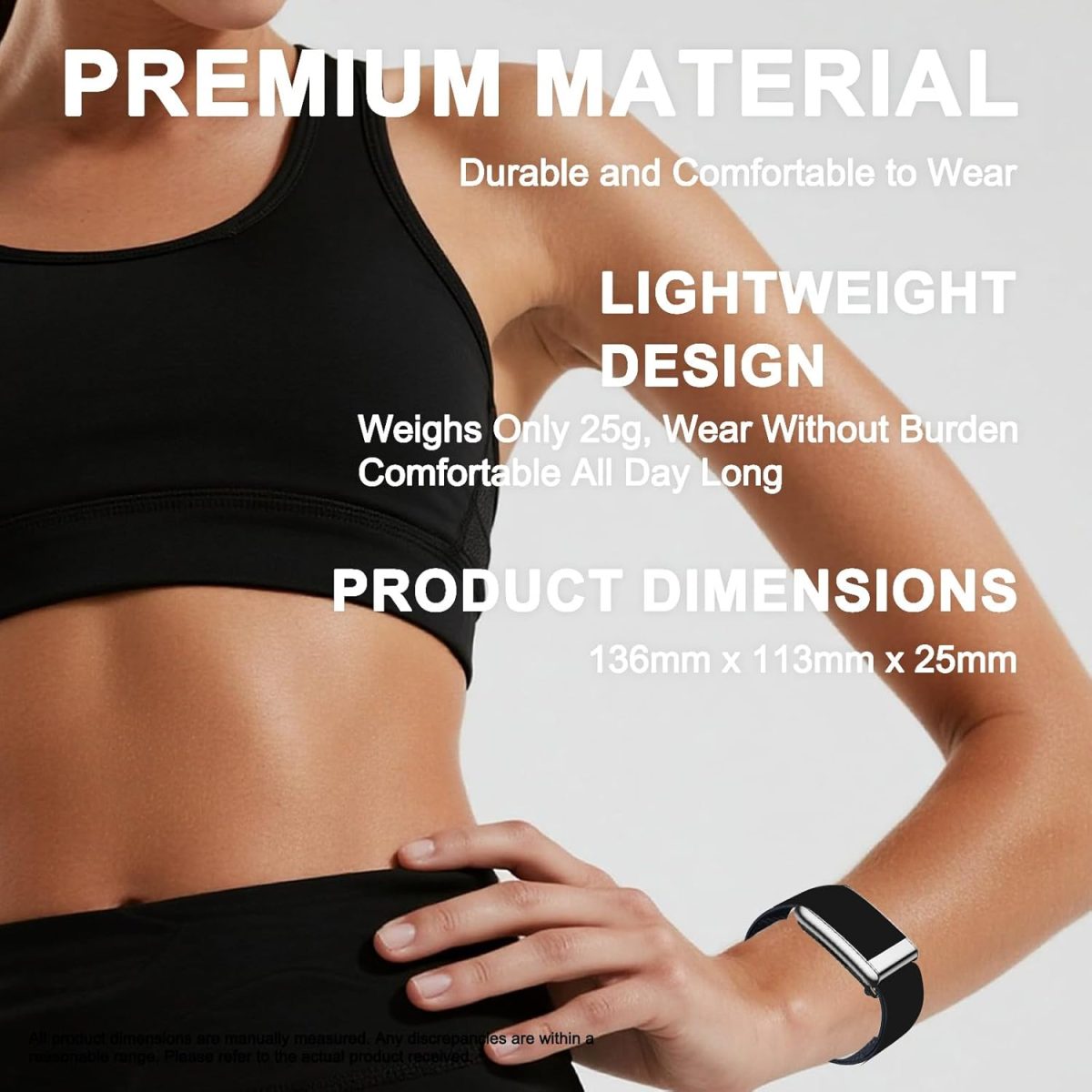 ⁦fitspur Waterproof Hydroknit Replacement Wrist Band,Compatible with WHOOP 5.0 WHOOP MG Life⁩ - الصورة ⁦4⁩