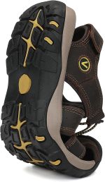 ⁦FLARUT Men's Sport Sandals Outdoor Hiking Sandals Closed Toe Athletic Lightweight Trail Walking Casual Sandals Water Shoes⁩ - الصورة ⁦5⁩