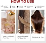 ⁦Karseell Moroccan Argan Oil for Hair Healing Cold Pressed Weightless Argan Oil Hair Serum for Dry Damaged Hair 50ml⁩ - الصورة ⁦8⁩
