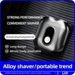 ⁦NALACAL Mini Electric Shaver, Wet Dry Portable Electric Shavers for Men Women, Electroplated Body and Magnetic Shaver Head, Waterproof,Travel Size Toiletries for Travel Car Home, Ideal Gift for Men⁩ - الصورة ⁦3⁩