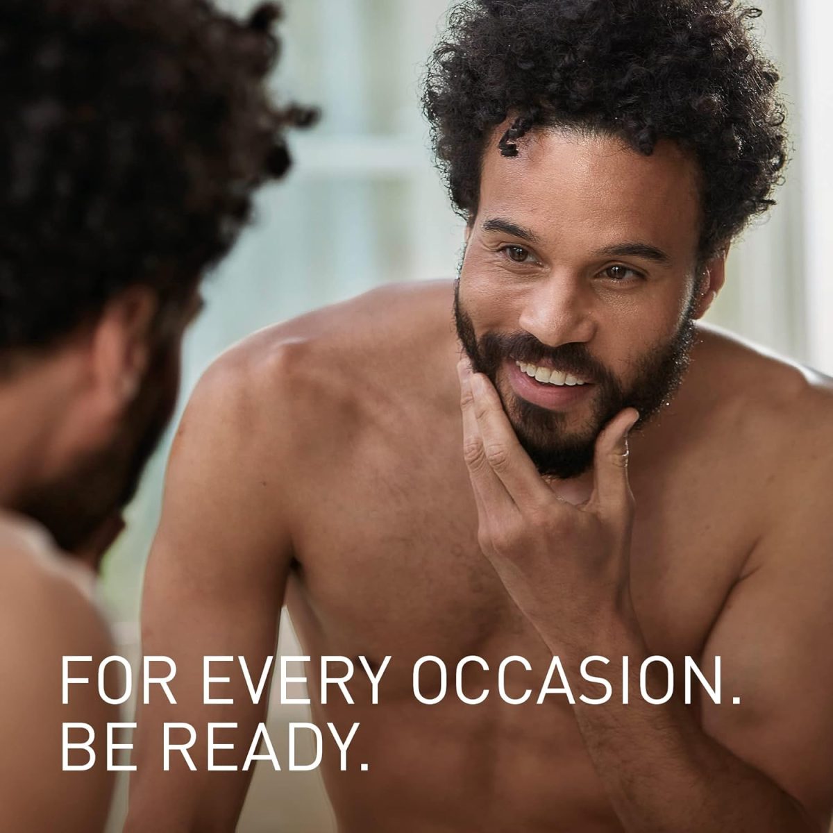 ⁦Panasonic XSHAPE-TRIM MULTISHAPE, Main Unit with Li-ion Battery, Detail Shaver/Trimming Head Attachment Set, Beard and Hair Trimmer, Facial Cleansing Brush, Black⁩ - الصورة ⁦12⁩