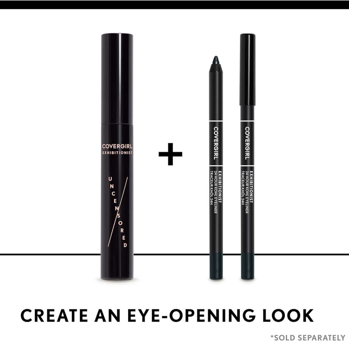 ⁦COVERGIRL Exhibitionist 24-Hour Kohl Eyeliner, Burgundy,Gel⁩ - الصورة ⁦5⁩