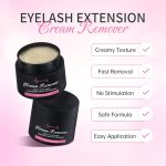 ⁦Beauty7 Lash Remover Cream 15g, Eyelash Extensions Remover Cream Safe Adhesive Bonder Eeylashes Glue Remover Fast Dissolution Low Irritation Eyelash Extension Supplies⁩ - الصورة ⁦4⁩