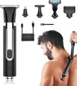 NALACAL Back Shavers for Men Long Handle, Electric Shavers with Detachable and Extendable, 5-in-1 Mens Back Shaver with Travel Lock, Self-Service Body Hair Trimmer for Wet or Dry Shaving
