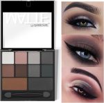 ⁦Paporich Eyeshadow, Matte Eye Shadow Pallets, Professional Highly Pigmented Black Eyeshadow Makeup Palette, Waterproof Eyeshadow With Dual-Ended Applicator Brush for Women.⁩ - الصورة ⁦6⁩