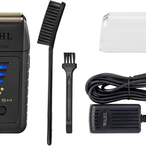 Wahl 5 Star Vanish Shaver, Barber Shavers, Foil Shaver, Close Shaving, Finishing Tools, Blending, Lightweight, Cordless, Barbers Supplies