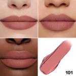 ⁦FOCALLURE Velvet Matte Liquid Lipstick, Satin-Finish Full Coverage Lip Color, High Pigmented Lip Stain for Cheeks and Lips Tint, Smooth Soft Lip Makeup, Lightweight, Quick-Drying, Milk Tea⁩ - الصورة ⁦2⁩