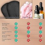 ⁦KASTWAVE Exfoliating Gloves 2 Pcs, SPA Exfoliator Scrub for Bath Shower Exfoliation Mitt, Body Scrubber Exfoliator, Dead Skin Remover Mitt for Women Men, Brush Sponge Loofah, for Face Leg⁩ - الصورة ⁦4⁩