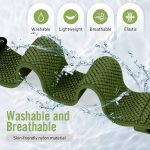 ⁦XANS 2 Pack Elastic Bands Compatible wtih Huawei Watch Fit 3/Fit 4/Fit 4 Pro - Solo Loop Nylon Breathable Adjustable Wirststraps for Women Men⁩ - الصورة ⁦3⁩