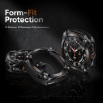 ⁦Metal Case for Samsung Galaxy Watch Ultra 47mm (2024/2025), Rugged 316L Stainless Steel Protective Bezel with Ceramic Back Cover, Shockproof Bumper, Full Body Armor, Multiple Colors⁩ - الصورة ⁦5⁩